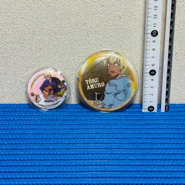 명탐정 코난 아무로 토오루 캔뱃지 세트 USJ 캡슐 캔뱃지 w