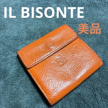 [ 선착순 ] IL BISONTE 일비종떼 3단 폴더형 컴팩트 지갑