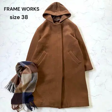 FRAMe WORK 해밀턴 울 2way 후디드 코트