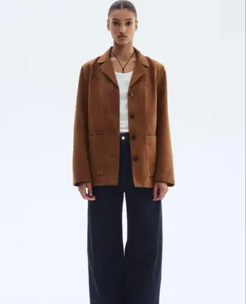 [택 포함 새상품] H&M 스웨이드 자켓 L 사이즈