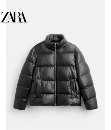 ZARA 블랙 다운 자켓