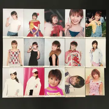 6843 모닝구무스메. 아베 나츠미 브로마이드 15장 세트