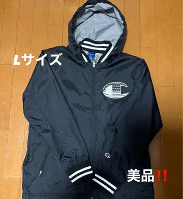 Champion 후드 부착 나일론 자켓 L 사이즈