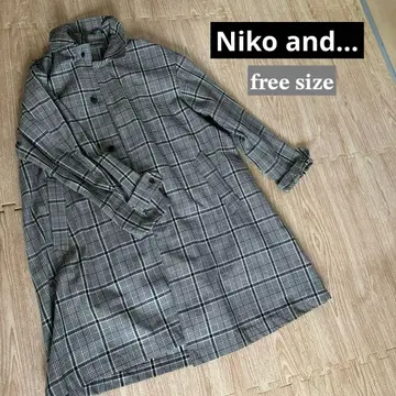 Niko and - 니코앤드 체크 무늬 코트 남성용