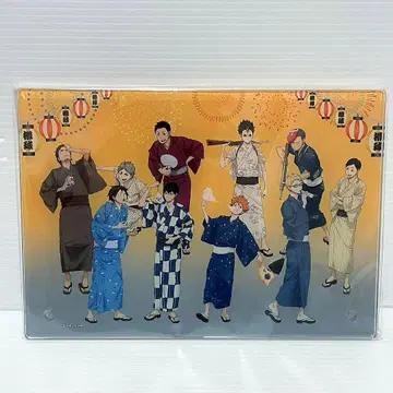 하이큐 아크릴 아트 패널 카라스노 고교 약 20x14cm 축제 유카타