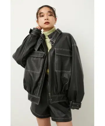 laguagem 가죽 자켓