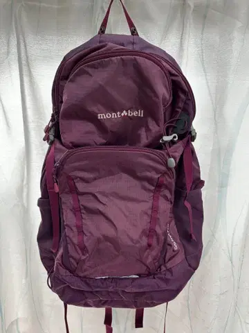 mont-bell 백팩 퍼플 레인커버 포함