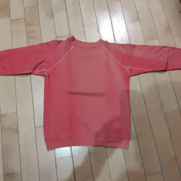 빈티지 맨투맨 60년대 빨간색 오렌지 색상