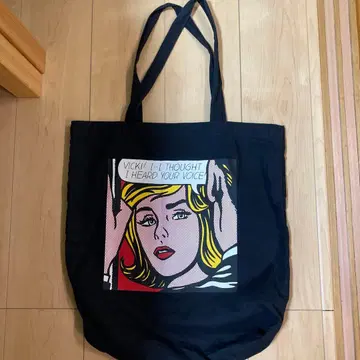 로이 리히텐슈타인 토트백 블랙