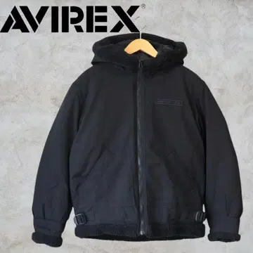 AVIREX 패딩 자켓 B-3 HOODIE 플라이트 자켓 보아 L