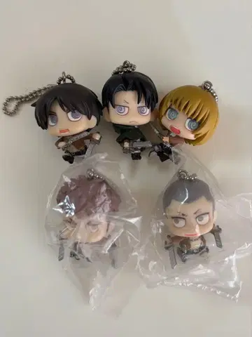 진격의 거인 치비 캐릭터 마스코트 5체 세트