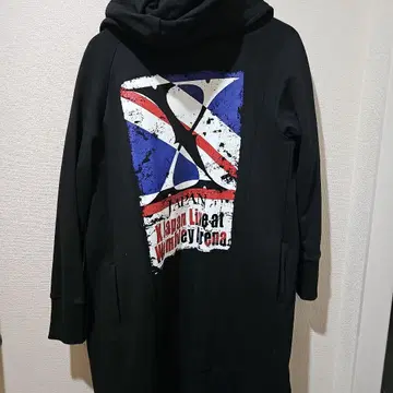 X JAPAN 웸블리 아레나 라이브 블랙 후드티