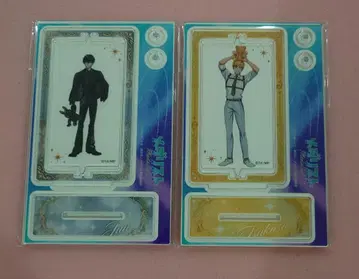 메달리스트 흑백 코디 회전 아크릴 스탠드 아키라 우라지 요타카 준