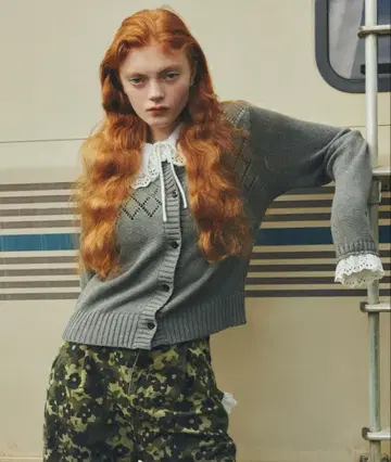 MAISON SPECIAL 코튼 레이스 가디건