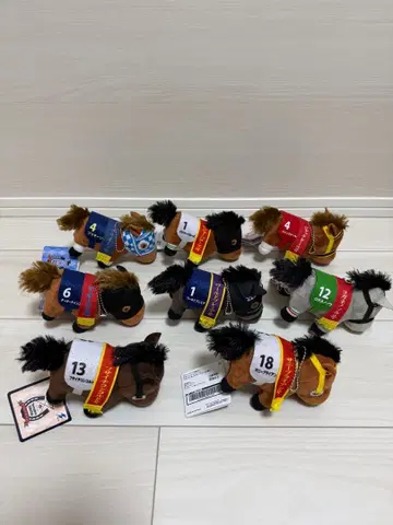 경주마 봉제 인형 세트
