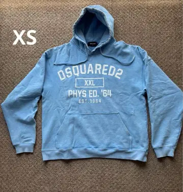 DSQUARED2 라이트 블루 후드 맨투맨 XS