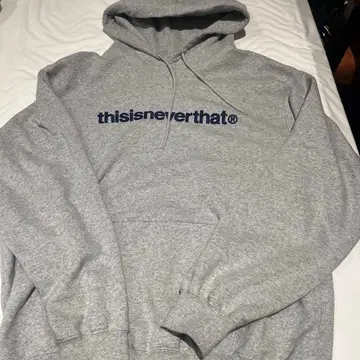 thisisneverthat 그레이 후드 부착 후드티