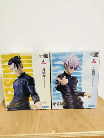 ROUND1 한정판 주술회전 피규어 고죠 사토루 게토 스구루