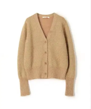 BACCA 라메 모헤어 믹스 얀 니트 가디건 투모로우랜드