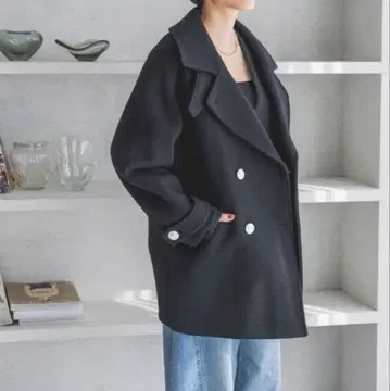 apart by 슈퍼100 2WAY 코트 그레이 아파트 바이 블랙