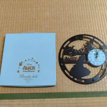미사용 새상품 디즈니 앨리스 실루엣 시계