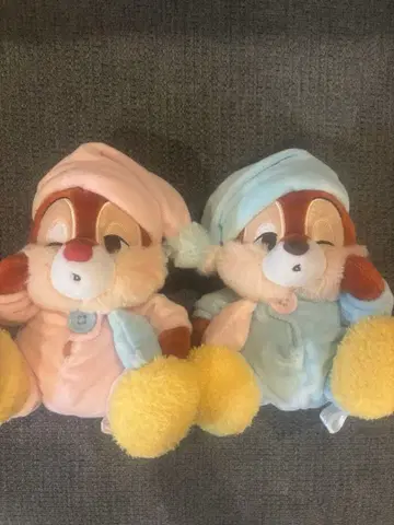 칩과 데일 봉제 인형 파자마 디즈니 스토어