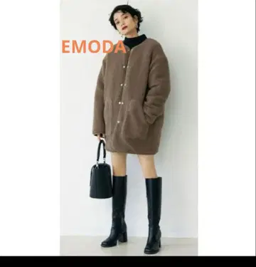 EMODA 리버서블 퀼팅 코트