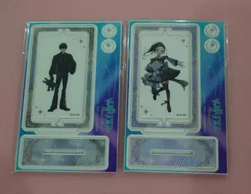 메달리스트 흑백 코디 회전 아크릴 스탠드 오카자키 히카루 요타카 준