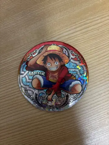 원피스 루피 홀로그램 캔뱃지