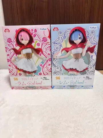 라무 렘 레드 후드 피규어 세트