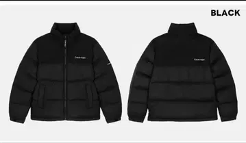 Calvin Klein 블랙 다운 자켓 175cm용