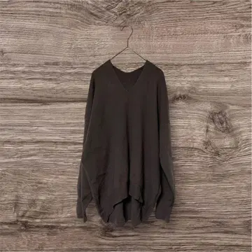 hunch 야와모치얀 V넥 긴팔 니트