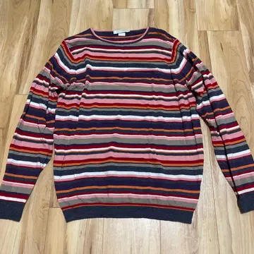 JOHN SMEDLEY 스트라이프 니트 스웨터 긴팔