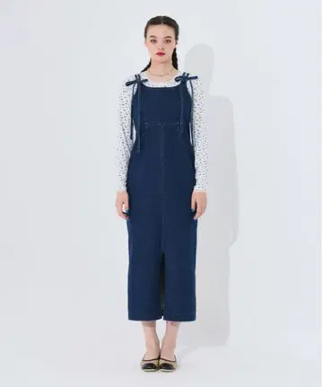 티나 준 다크 블루 데님 살로펫