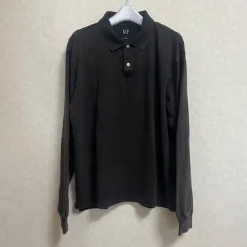 GAP 헤비웨이트 저지 긴팔 피케 셔츠 S