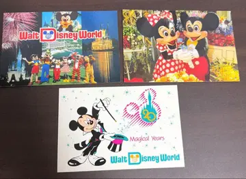 엽서 월트 디즈니 월드 디즈니랜드 20주년 3장