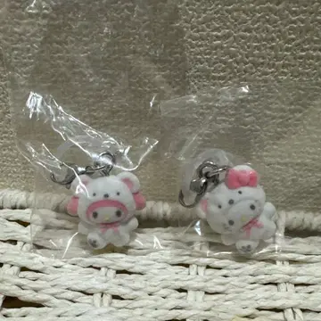 산리오 메지루시 액세서리 포근포근 스노우