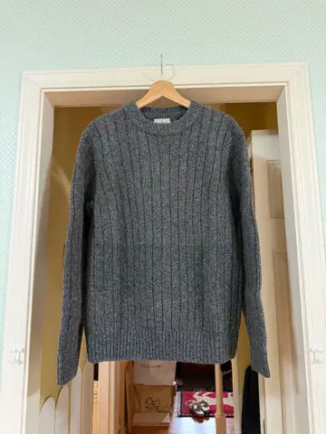 L.L.Bean 100% 램스울 니트 M-REG 그레이