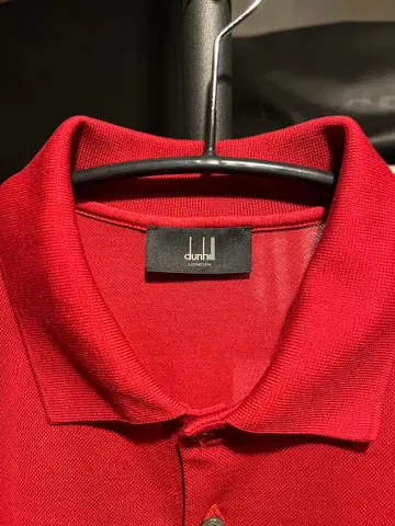새상품 12만 던힐 dunhill 피케 셔츠 상의 티셔츠 반팔