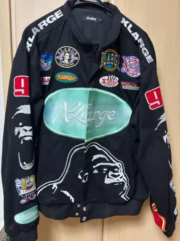XLARGE 레이싱 자켓 블랙 L
