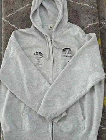 6 (ROKU) WHO 맨투맨 지퍼 후드티