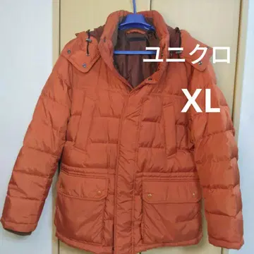 유니클로 UNIQLO 후드 부착 다운 자켓 사이즈 XL