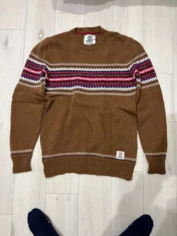 FRANKLIN MARSHALL 페어아일 패턴 니트