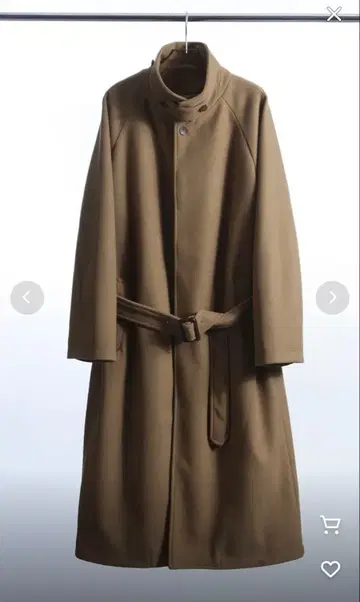 [ 새상품 ] WhiteLine 브라운 체스터 코트 L