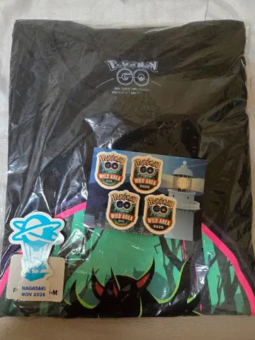 포켓몬 GO 와일드 에리어 나가사키 한정 T셔츠 M 사이즈