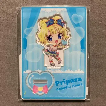 [프리파라] 아크릴 스탠드 컬러풀 하트 미레리 빌리지 뱅가드 한정판