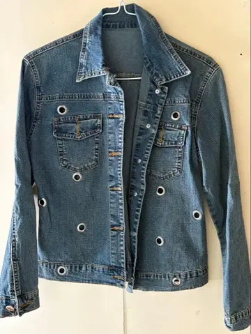 아이렛 데님 자켓