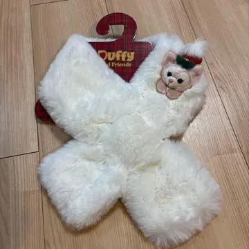 선착순 홍콩 디즈니 한정판 새상품 디나벨 퍼 달린 머플러 셰리메이