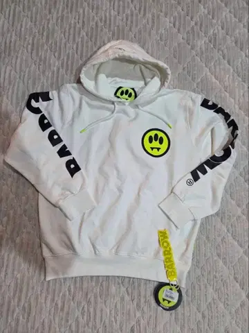 BARROW 화이트 후디 UNISEX