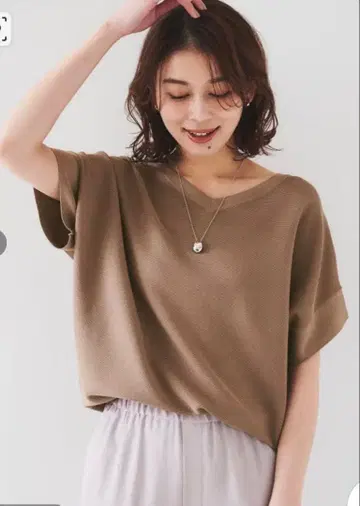 언타이틀 체형 커버/2way 바운드 슬리브 니트